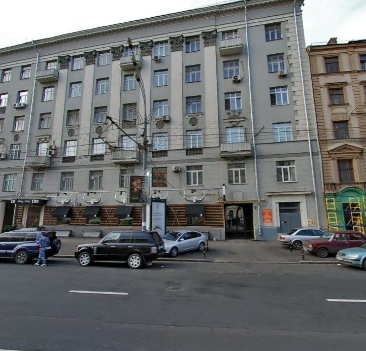 фасад дома, здание по адресу г Москва, Смоленский б-р, д 15
